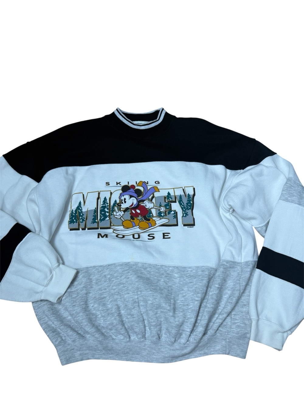 Vintage Mickey Mouse sweatshirt 90's Gear for Sports Skiing Mickey